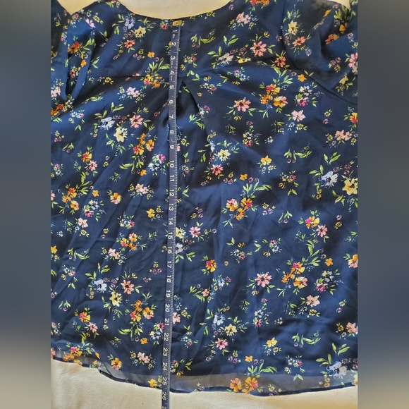 Floral Print Long Sleeve Two Blouse Bundle Women's Size 1X - Picture 9 of 16